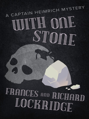 cover image of With One Stone